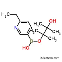 Molecular Structure of 741709-61-5 (6-ETHYL-3-PYRIDINYL BORONIC ACID PINACOL ESTER)